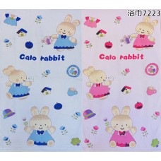 卡洛兔純棉浴巾 – 溫暖柔軟，陪伴每一天